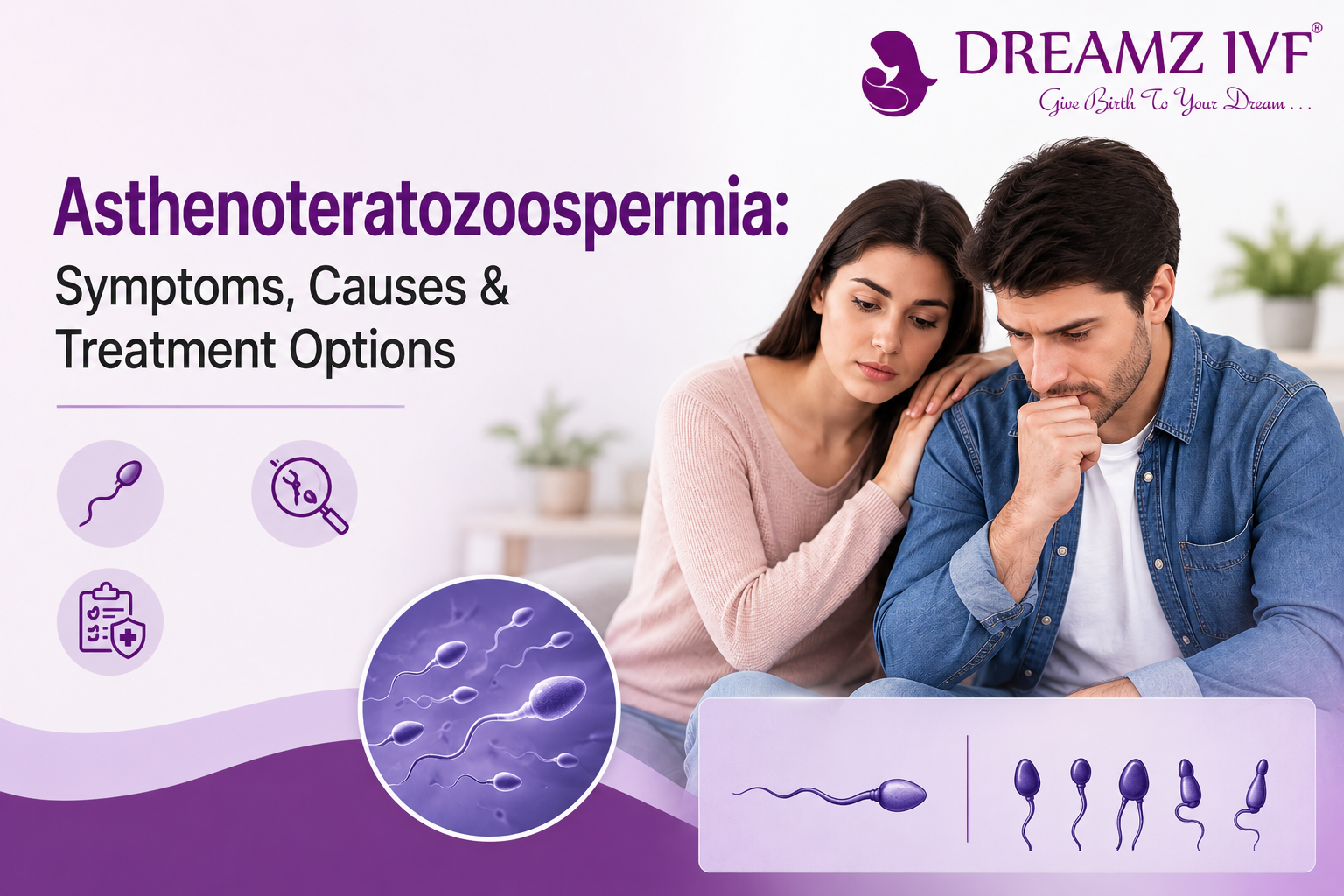 Asthenoteratozoospermia: Symptoms, Causes & Treatment Options