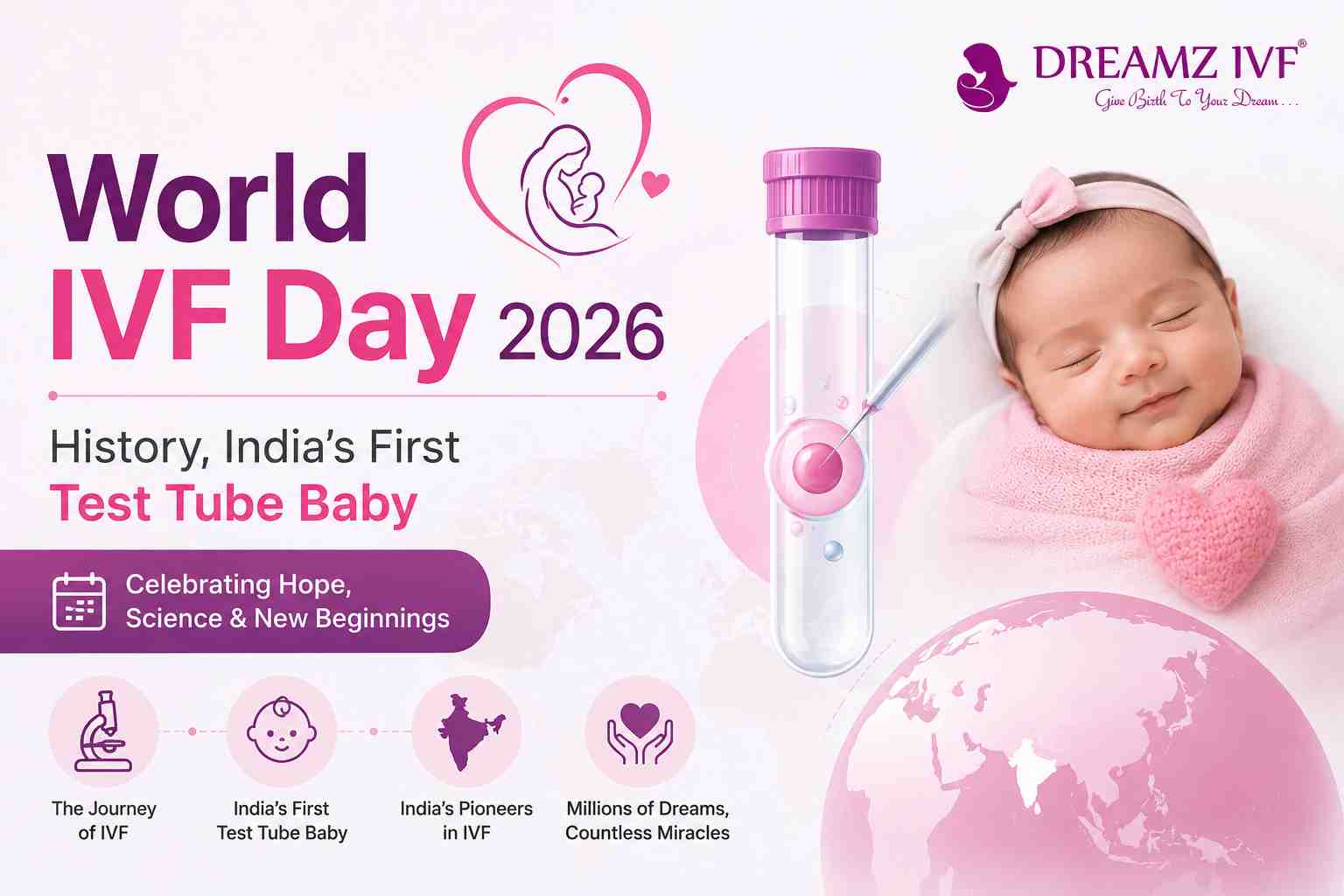 World IVF Day 2026: Theme, India’s First Test Tube Baby